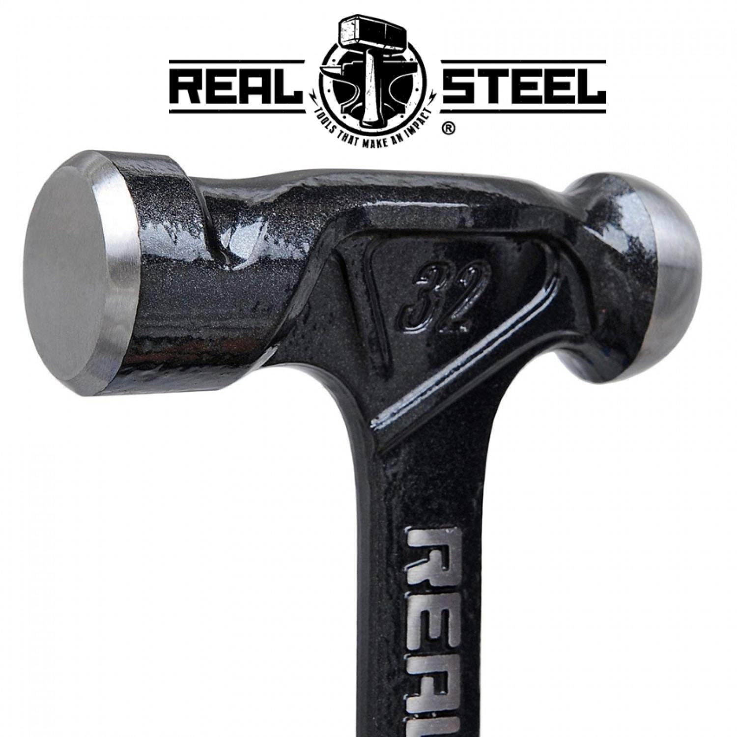 Hammer Ball Pein 900g 32oz Ultra Steel Handle REAL STEEL