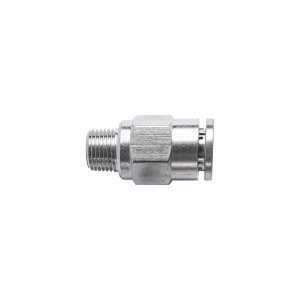 Metal Pu Fitting Straight 8mm X 1/8' M