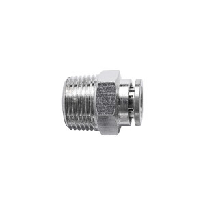 Metal Pu Fitting Straight 8mm X 3/8' M