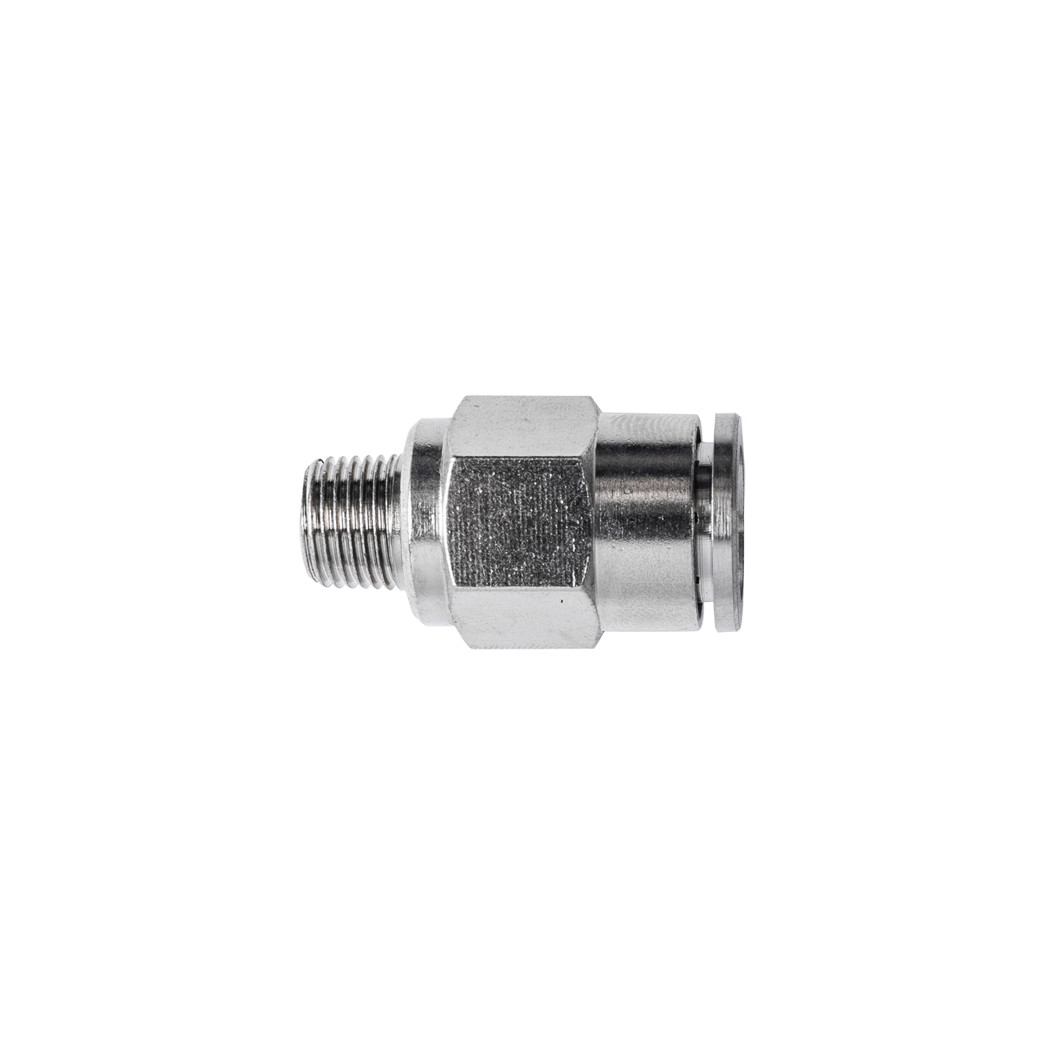 Metal Pu Fitting Straight 10mm X 1/4' M