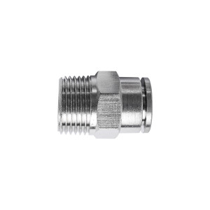 Metal Pu Fitting Straight 10mm X 3/8' M