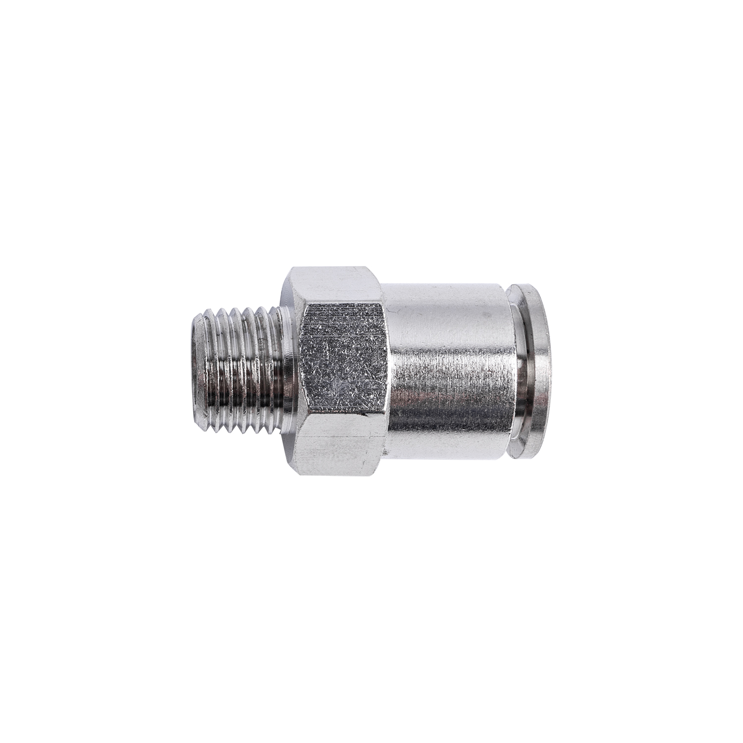 Metal Pu Fitting Straight 12mm X 1/4' M