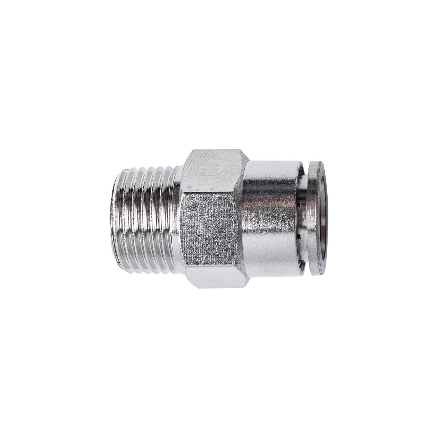 Metal Pu Fitting Straight 12mm X 3/8' M
