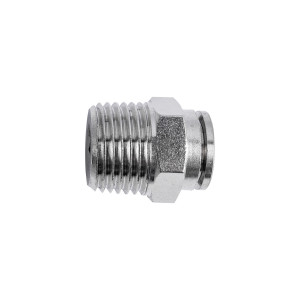 Metal Pu Fitting Straight 12mm X 1/2' M