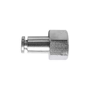 Metal Pu Fitting Straight 4mm 1/8' F