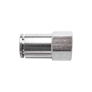 Metal Pu Fitting Straight 10mm 1/4' F