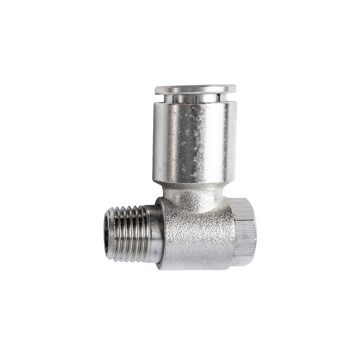 Metal Swiv. Elbow 12mm X 1/4' M