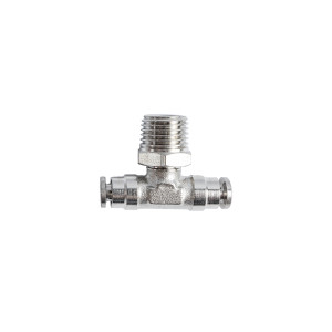 Metal Pu Fitting T-joint 4mm 1/4' M