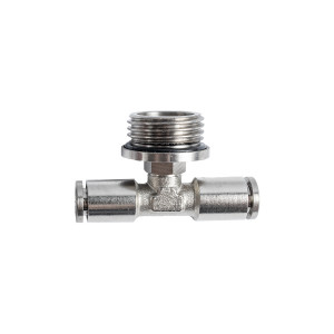 Metal Pu Fitting T-joint 6mm 1/2' M
