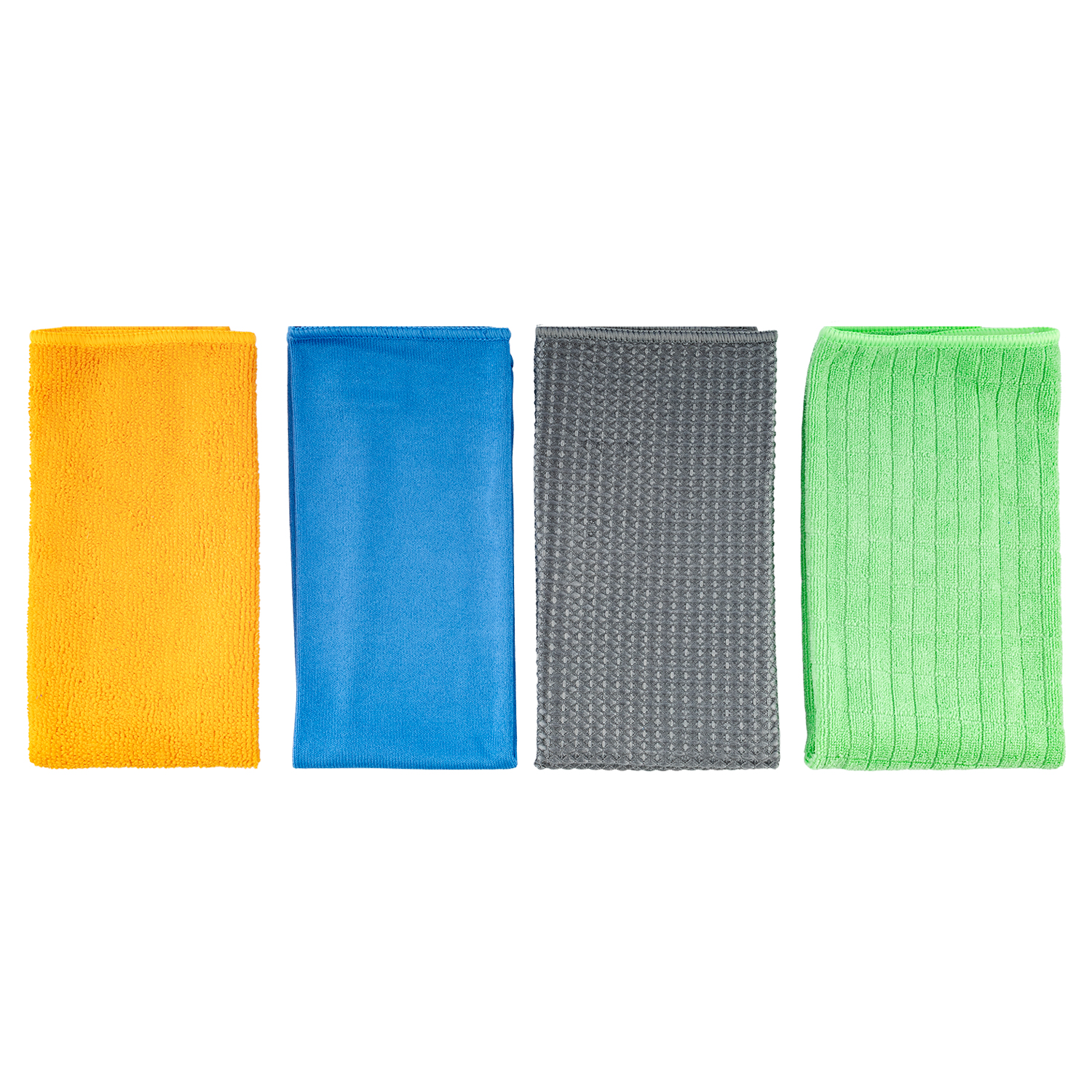 Microfibre Cloth Cleaning/drying Set 4pc 300mm X 400mm 200/280gsm