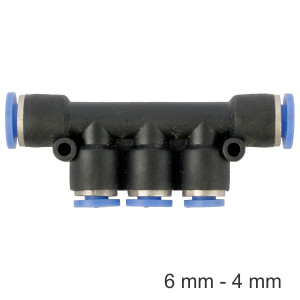 Pu Hose Fitting Manifold 6mm-4mm