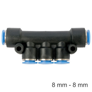 Pu Hose Fitting Manifold 8mm-8mm
