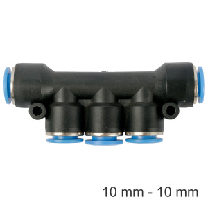 Pu Hose Fitting Manifold 10mm-10mm