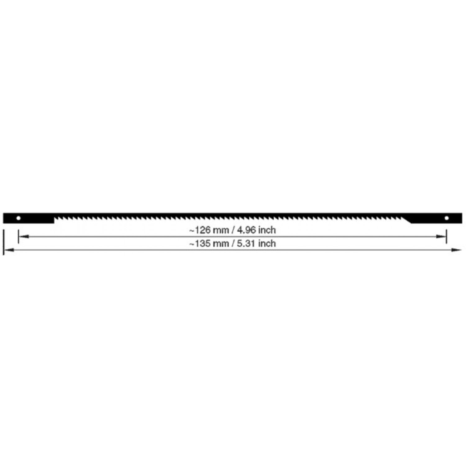 Scroll Saw Bl.15tpi W/pins 6/pack