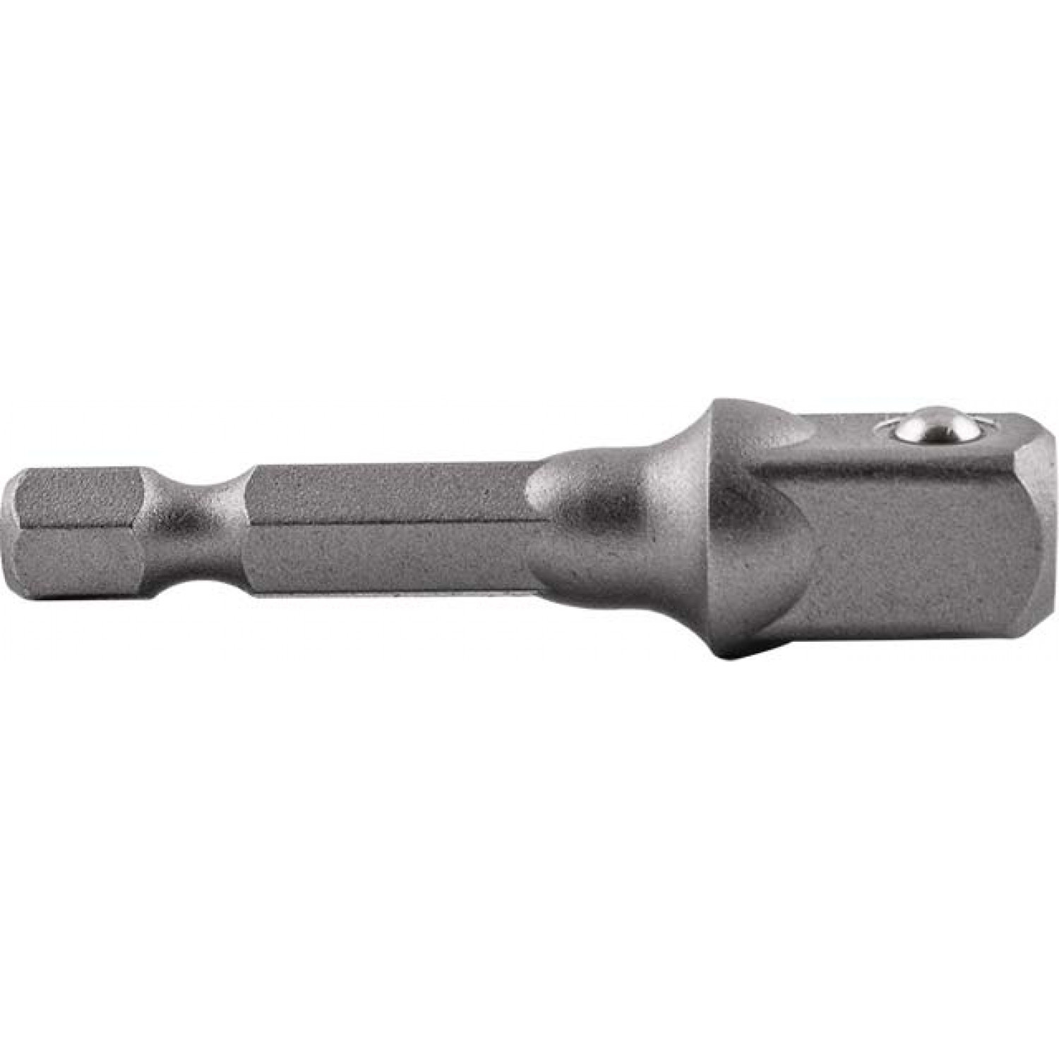 Socket Adaptor 3/8'm Sq X 50mm 1/4'm Hex Shank Carded