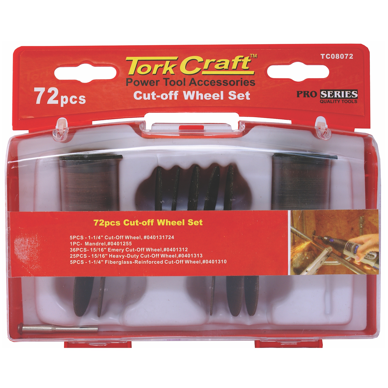 Mini Rotarty Cut-off Wheel Set 72 Pce