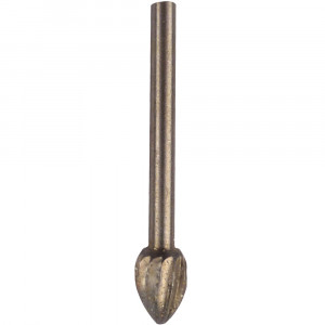 Mini H/speed Cutter 6.4mm Flame 3.2mm Shank