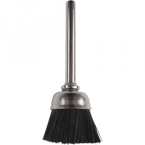 Mini Nylon Bristle Brush 12.7mm Cup 3.2mm Shank