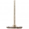 Mini Carbon Steel Brush 22.2mm Wheel 3.2mm Shank