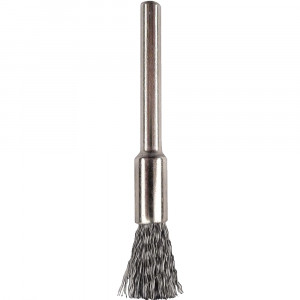 Mini Carbon Steel Brush 5.0mm End 3.2mm Shank