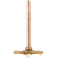 Mini Brass Brush 19.1mm Wheel 3.2mm Shank