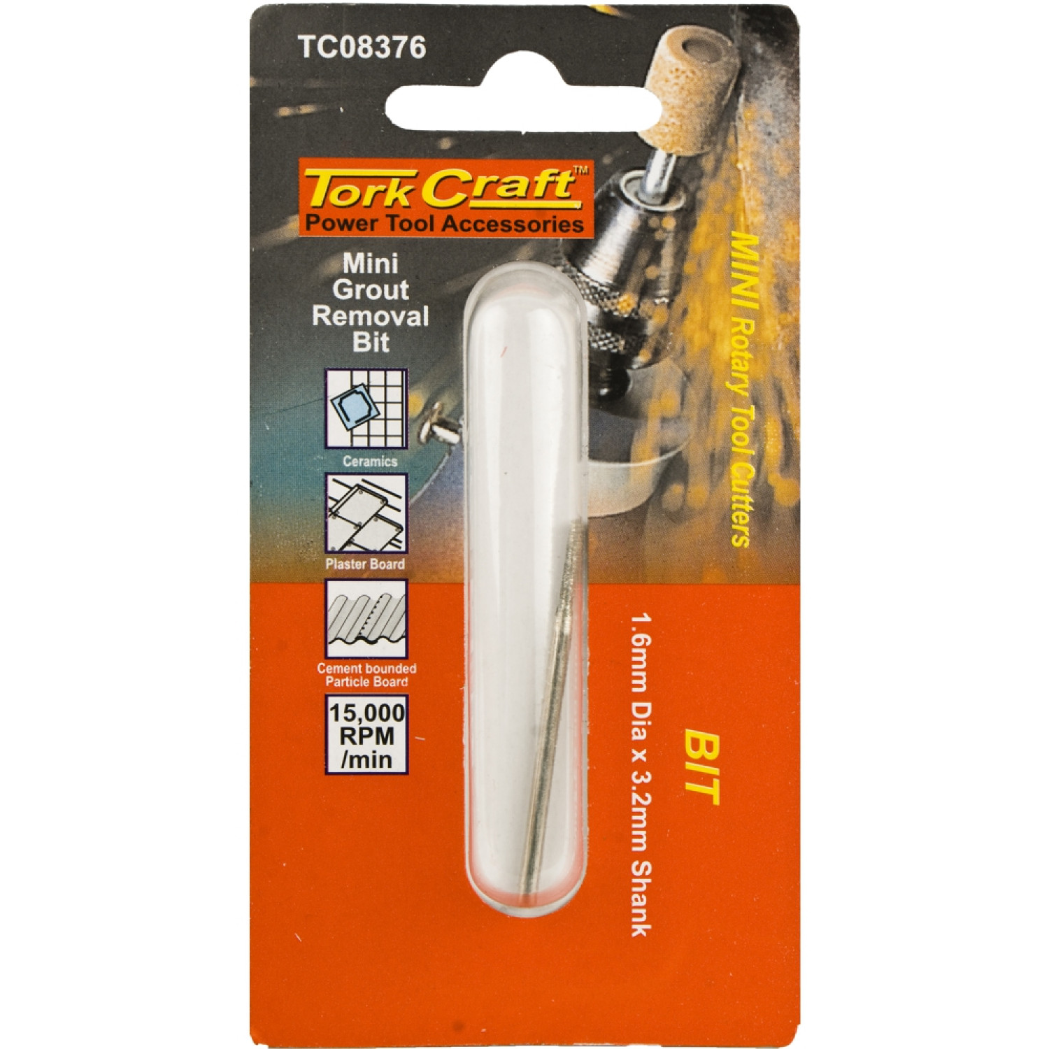 Mini Grout Removal Bit 1.6mm X 2.3mm