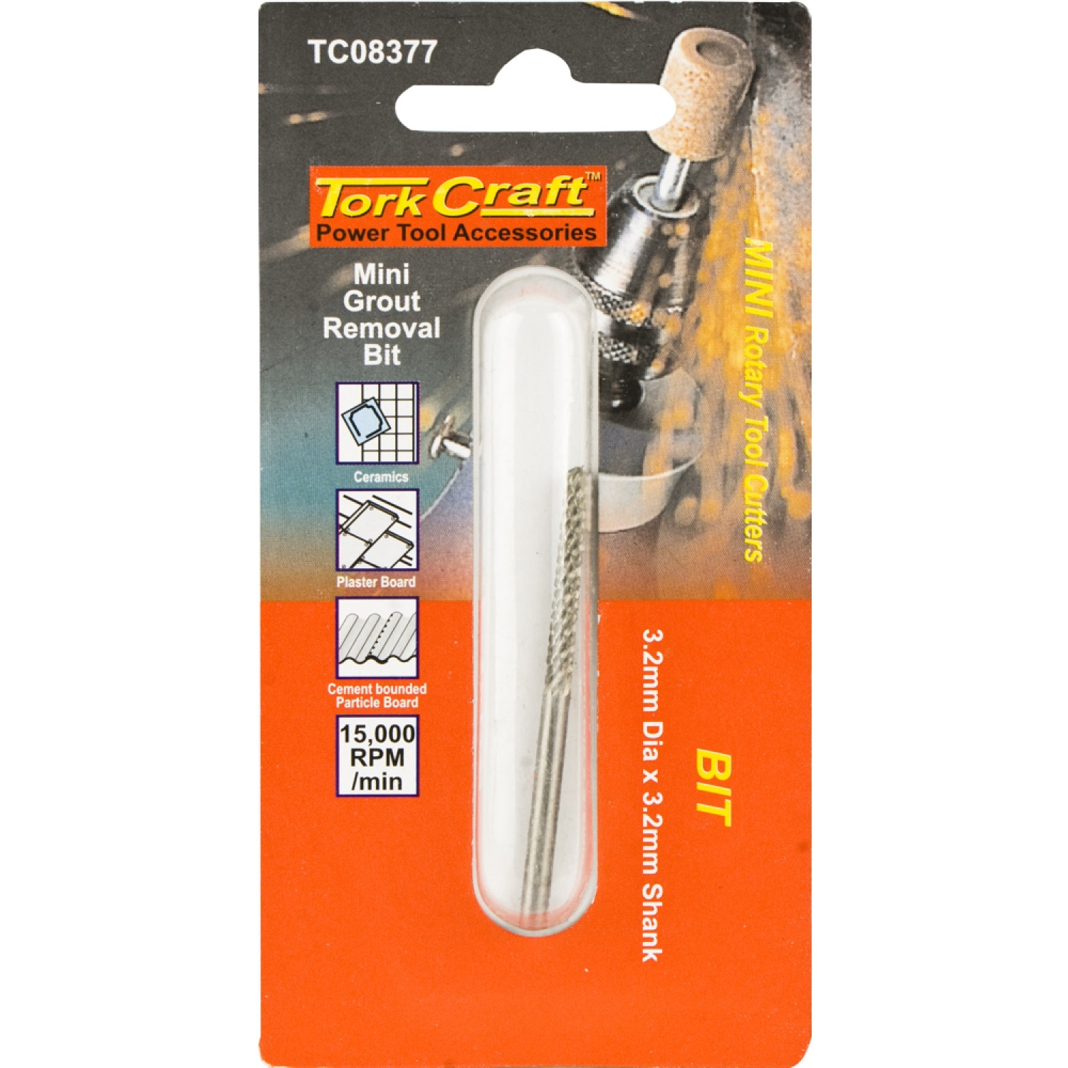 Mini Grout Removal Bit 3.2mm X 3.2mm