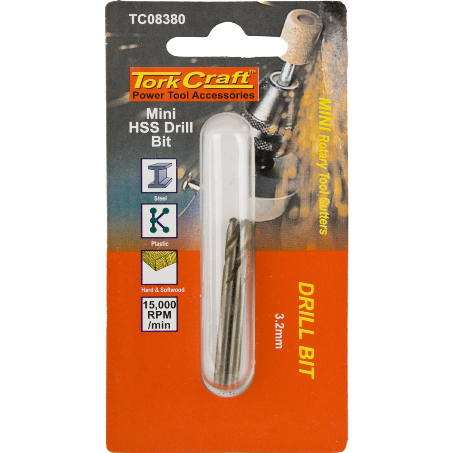 Mini Hss Drill Bit 3.2mm 2pc