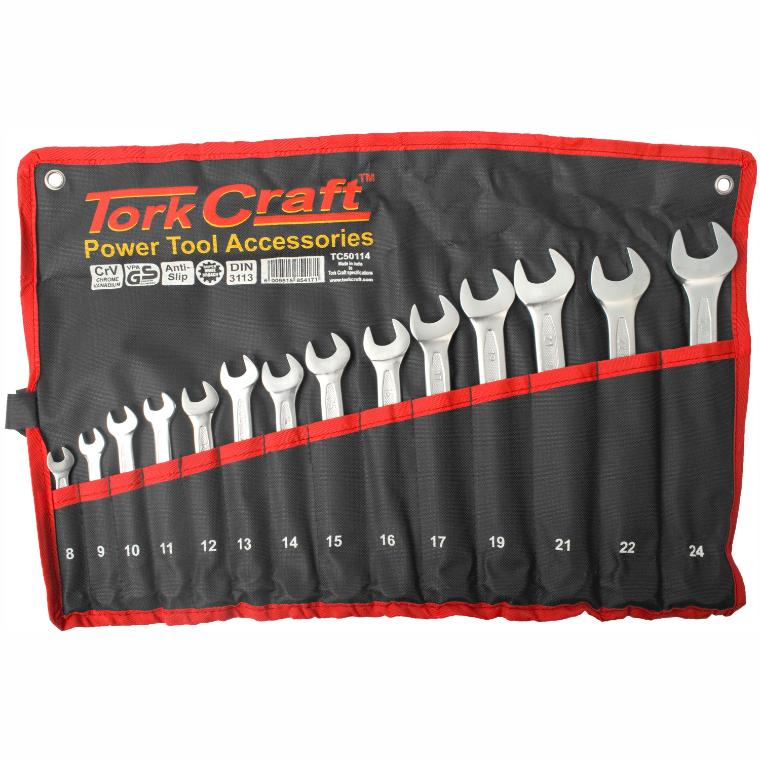 14pcs Combination Spanner Set 8-24mm