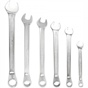 6pcs Deep Offset Combination Spanner Set 8-10-12-13-14-17mm