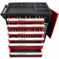 TORK CRAFT 6 Drawer Roller Cab Tool Box On Castors With 184pc Of Stock