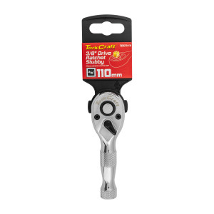 Ratchet 110mm 3/8' Drive Steel Handle Stubby