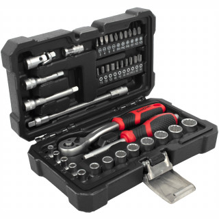 Socket & Ratchet Drive Set 40pc 1/4
