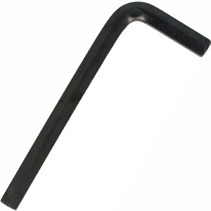 L-wrench Hex 8.0 X 100 X 36mm Crv Black