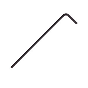 L-wrench Hex 2.0x80x15mm Long Crv Black