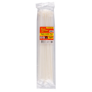Nylon Cable Ties 7.6mm X 400mm White 50pc