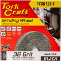 Grinding Wheel 125 X 20 X 32mm Bore Coarse 36g Black