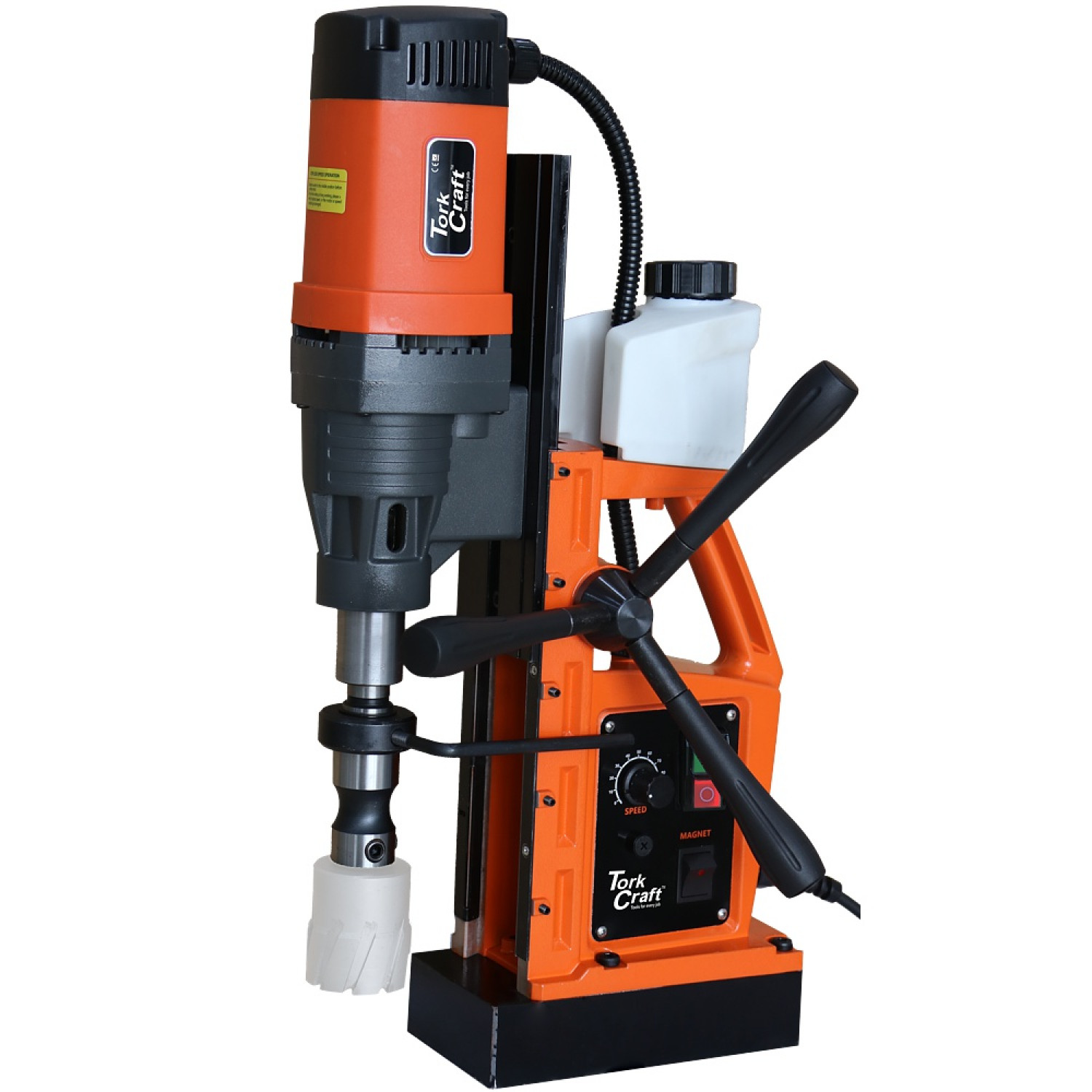 Mag Base Core 60mm & Twist Drill 23mm 440rpm 16000n 220mm Stroke 220v