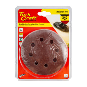 Oscillating Sandpaper A/o 115mm 10pc Round 240grit
