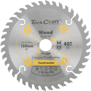Blade Contractor 150 X 40t 20/16 Circular Saw Tct