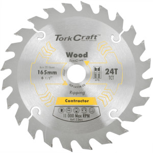 Blade Contractor 165 X 24t 20/16 Circular Saw Tct