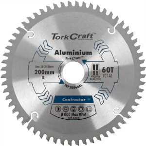 Blade Contactor Alum 200 X 60t 30/20/16 Circular Saw Tct