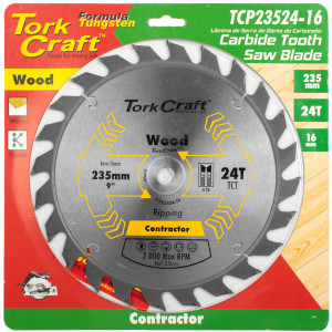 Blade Contractor 235 X 24t 16mm Circular Saw Tct