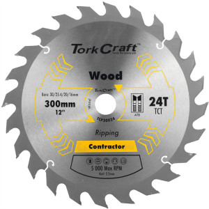 Blade Contractor 300 X 24t 30/1/20/16 Circular Saw Tct