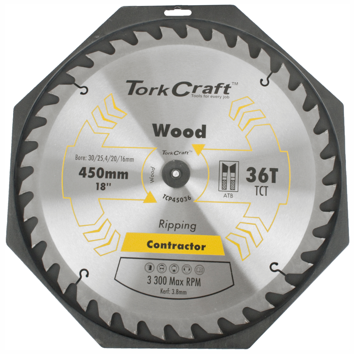 Blade Contractor 450 X 36t 30/1 Circular Saw Tct