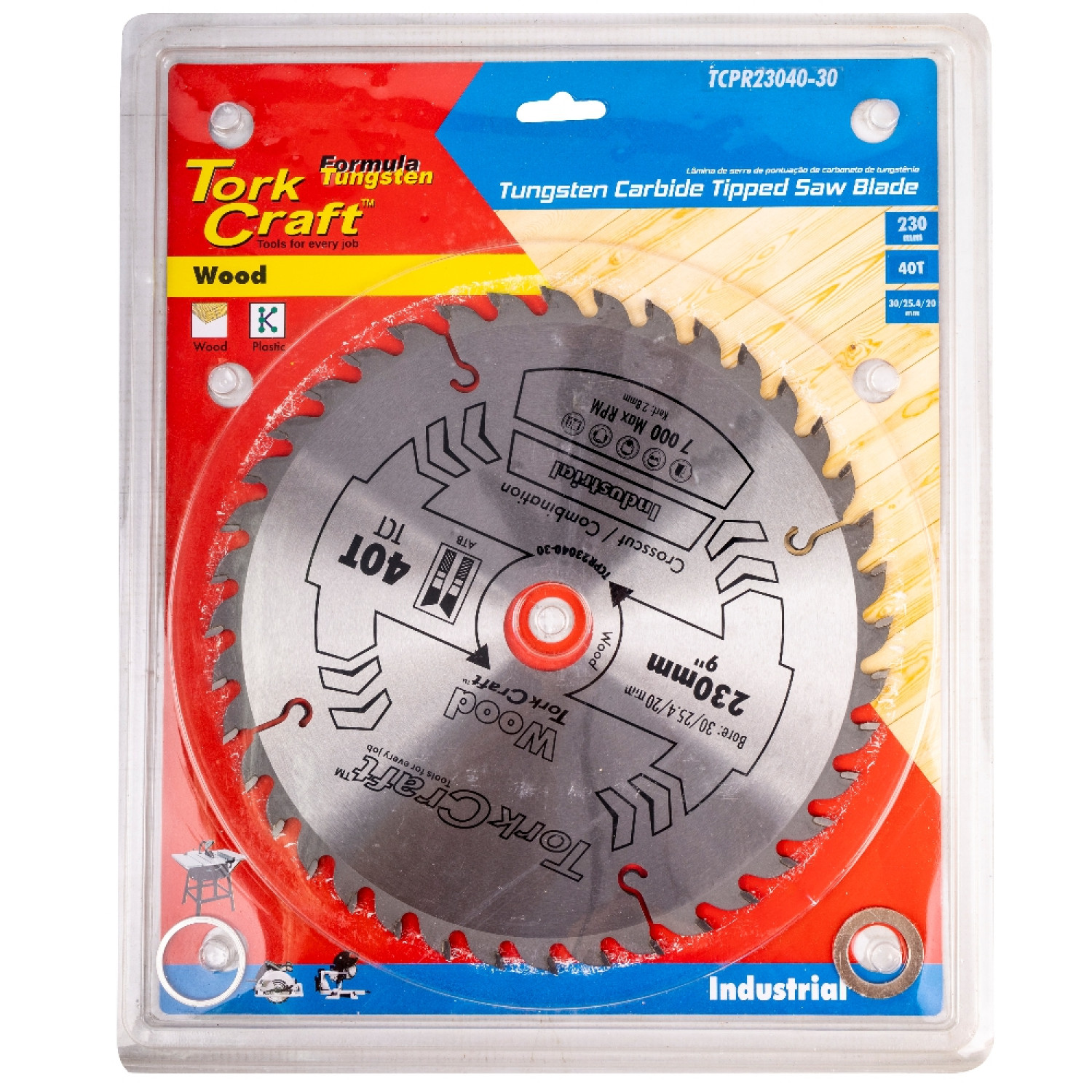 Blade Tct 230 X 40t 30/1/20 Atb Positive Profesional Industrial