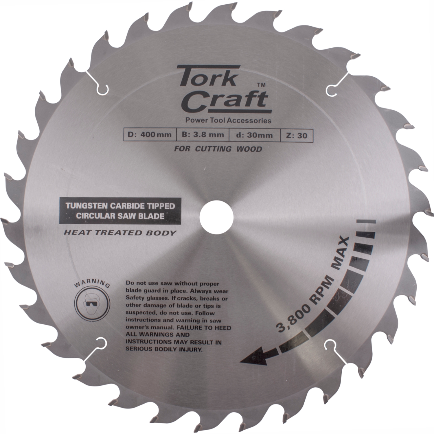 Blade Tct 400 X 30t 30/1 Profesional Industrial