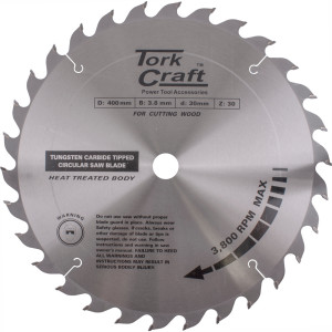 Blade Tct 400 X 30t 30/1 Profesional Industrial