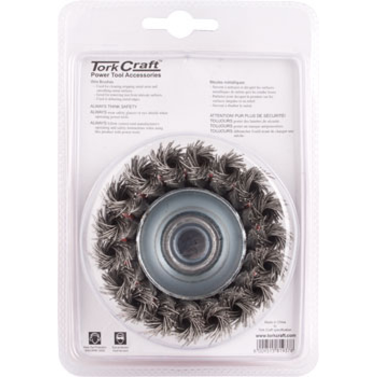 Wire Cup Brush 80 X M14 Knotted Stainless Steel Tcw
