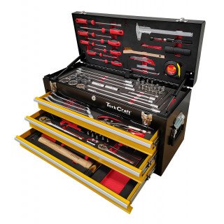 Top Box 127pc 3 Drawer & Top Tray 600x250x320mm Trackbox 2.0 Tool Box